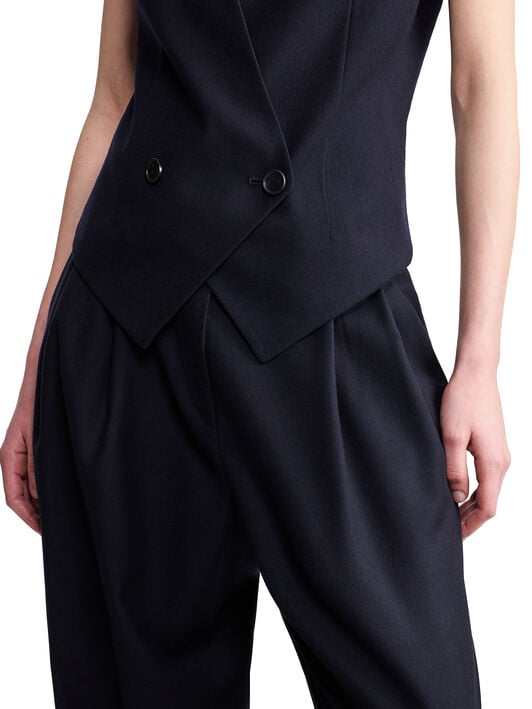 Alanui Giorgio Armani for Alanui Trousers Blue Navy