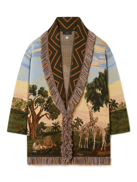 Alanui Savannah Sunrise Cardigan Multicolor LWHB064R25KNI00C