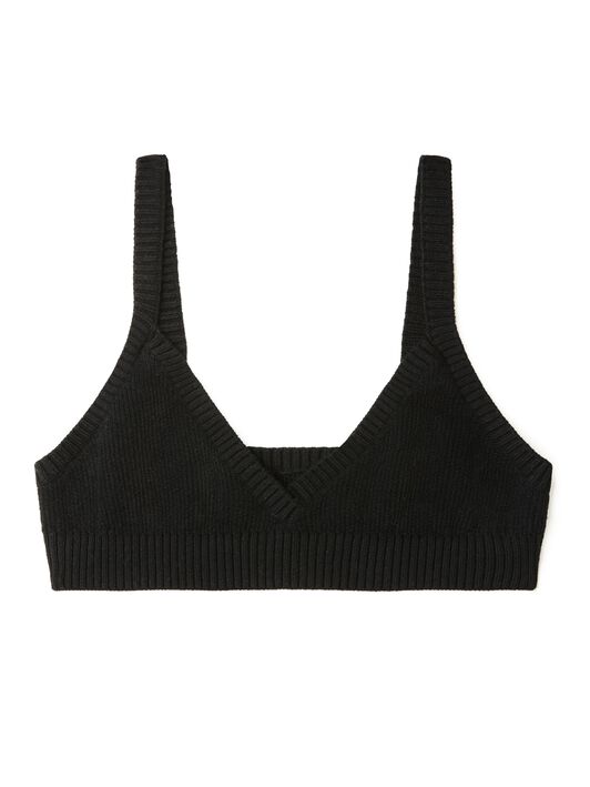 Alanui Alanui Finest Bra Black LWHR005R24KNI001 Alanui Alanui Finest Bra Black LWHR005R24KNI001