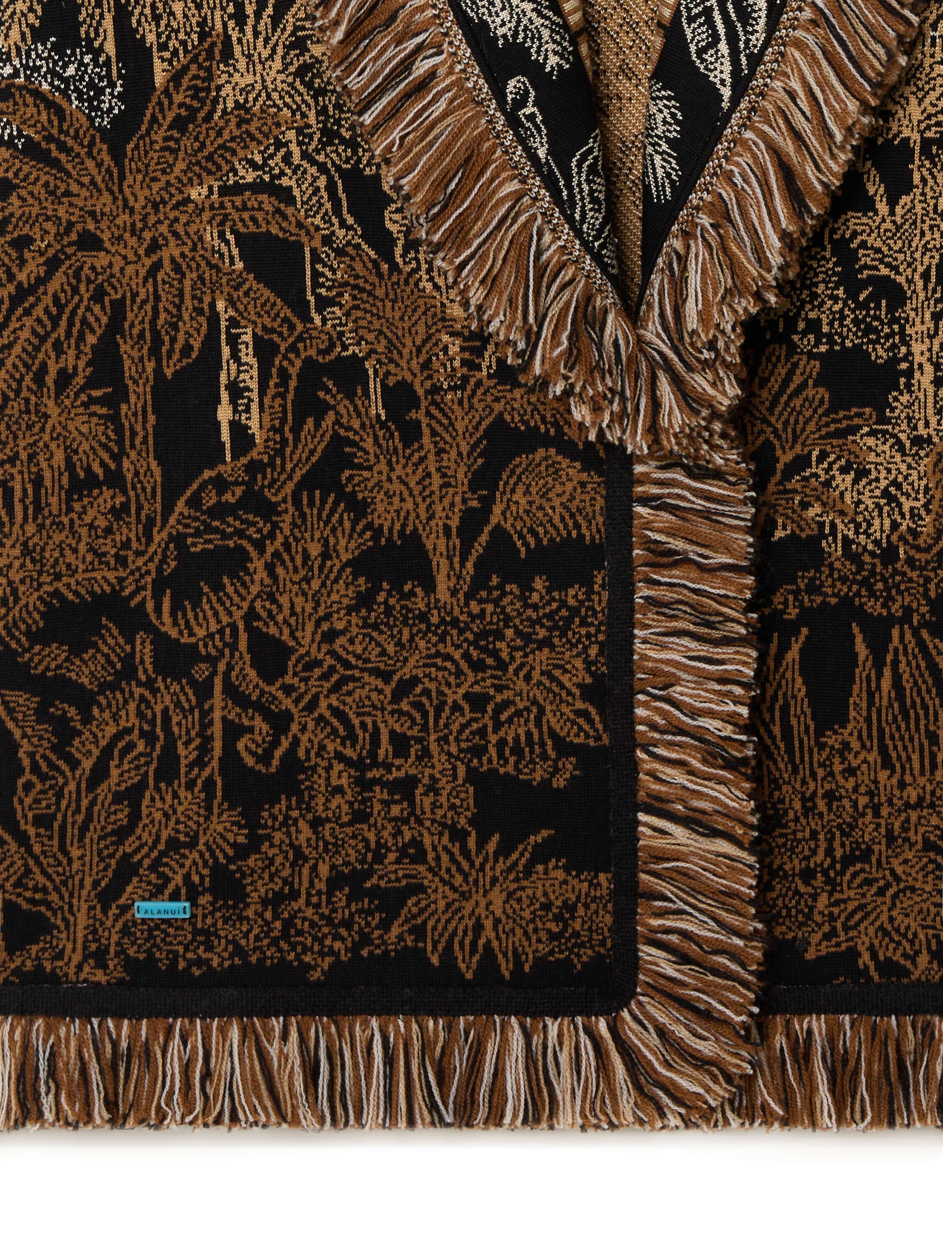 Alanui Jungle Toile De Jouy Cardigan Black-Pecan LWHB064R25KNI009