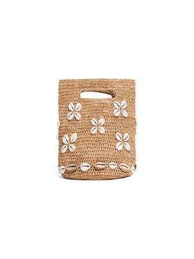 Alanui Ocean Dream Mini Bucket Bag Natural LWMY004R25MAT001