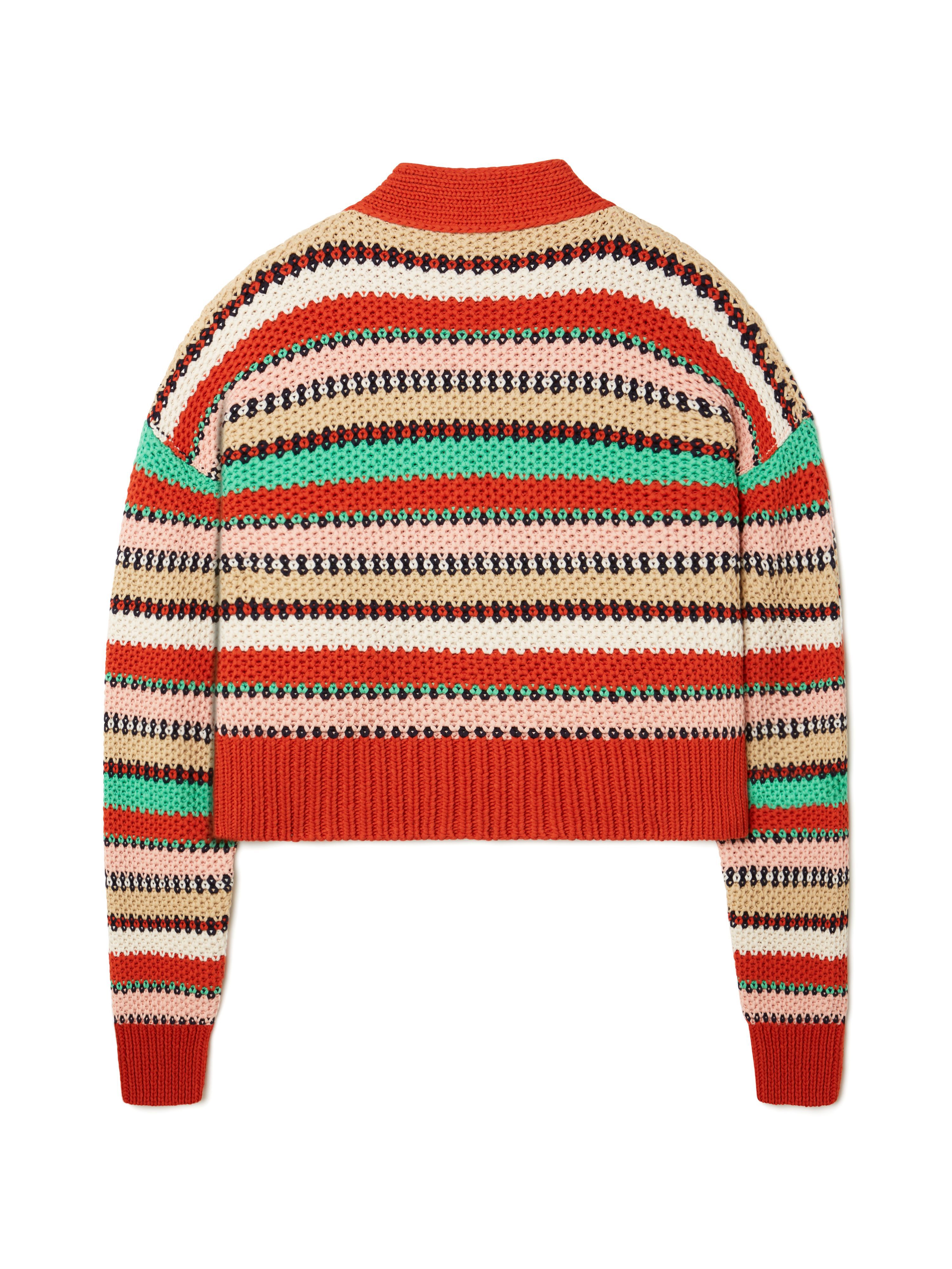 Alanui Sunny Stripes Cardicrop Furnace-Multicolor LWHB055R25KNI003