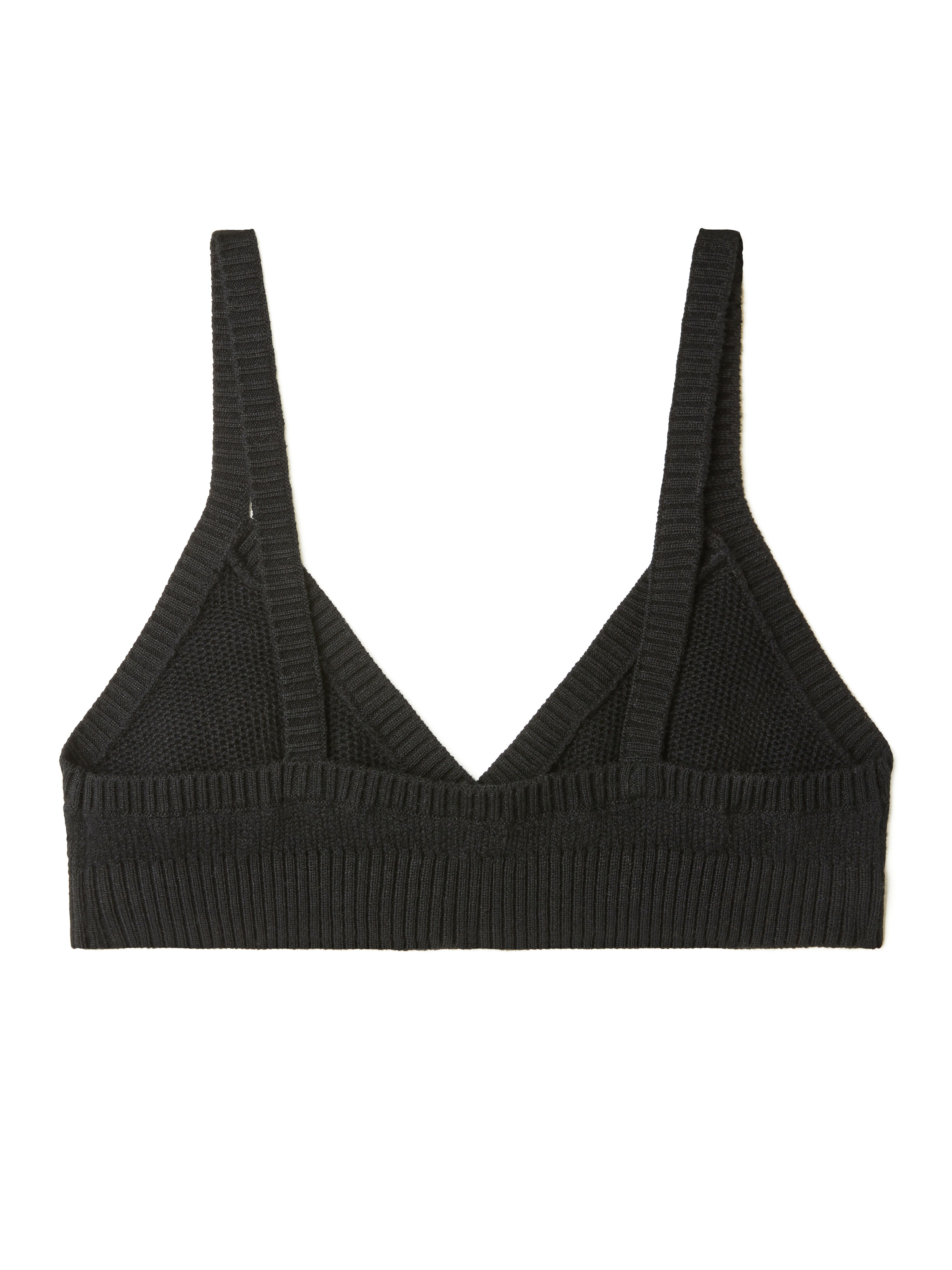Alanui Cashmere Bralette Black
