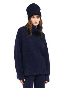 Alanui Alanui Finest Beanie Midnight Blue