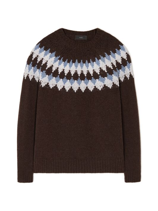 Alanui Sweet Winter Sweater Caffee-Multicolor LMHE016E24KNI001
