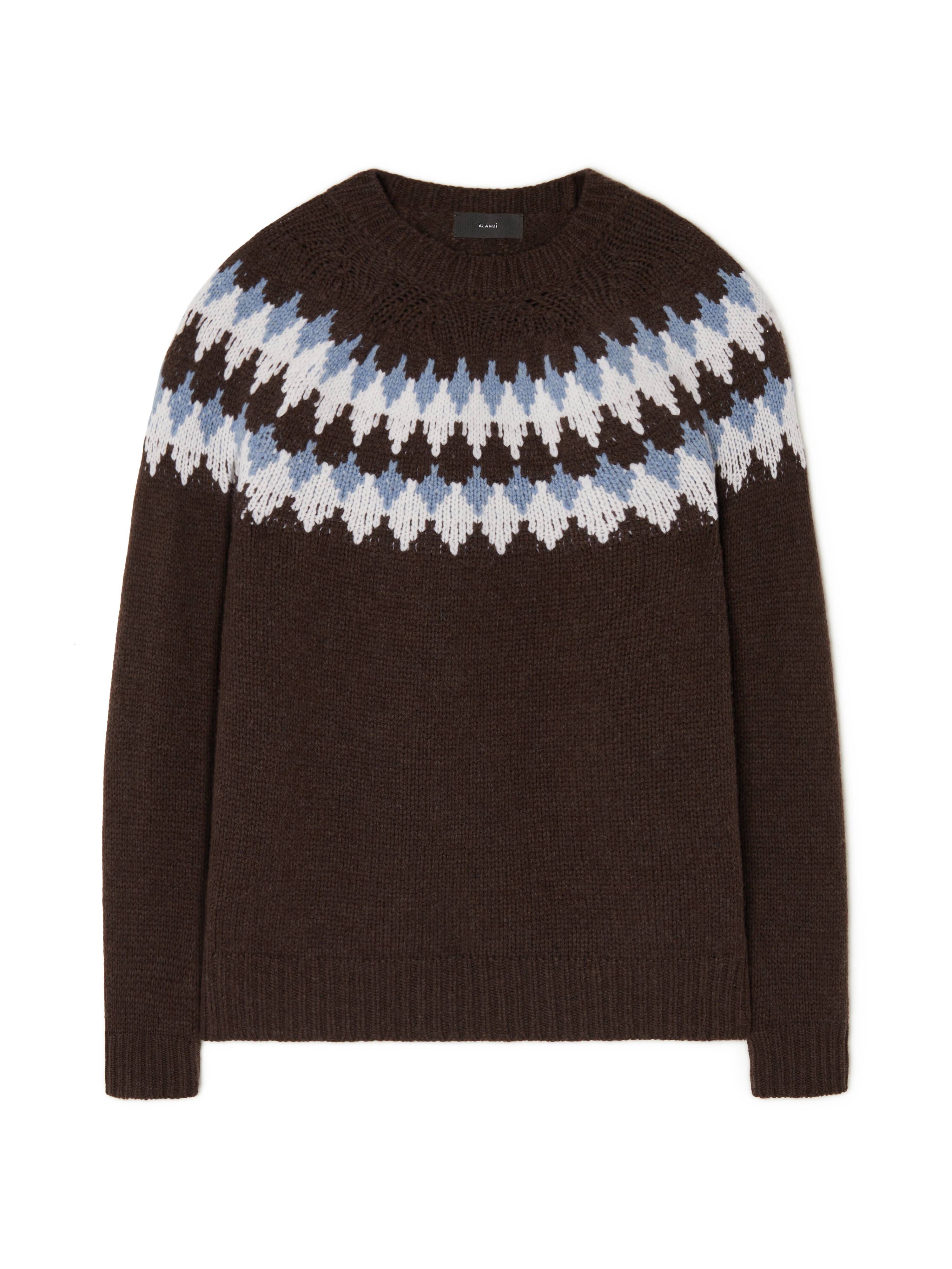 Alanui Sweet Winter Sweater Caffee-Multicolor LMHE016E24KNI001