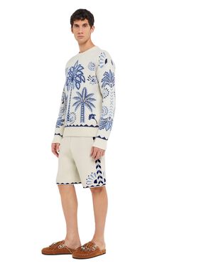 Alanui Wild Wonder Foulard Shorts Sage LMEH001R25FAB001