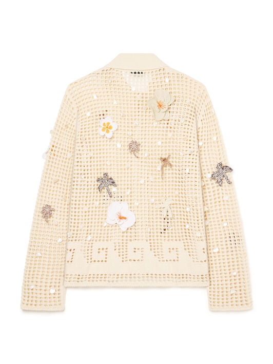 Alanui Where The Waves Begins Shirt Sand LWHY004R26KNI001 Alanui Where The Waves Begins Shirt Sand LWHY004R26KNI001