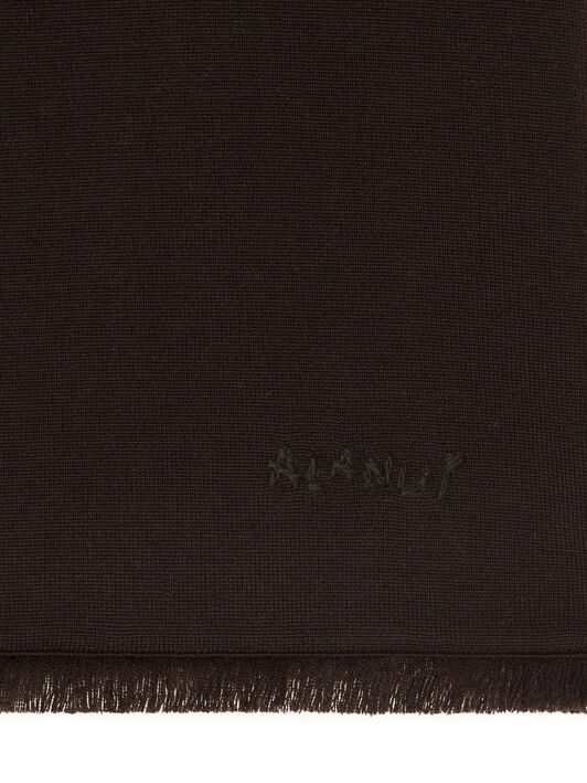 Alanui Knit T-Shirt Coffee LMHW002E25KNI001