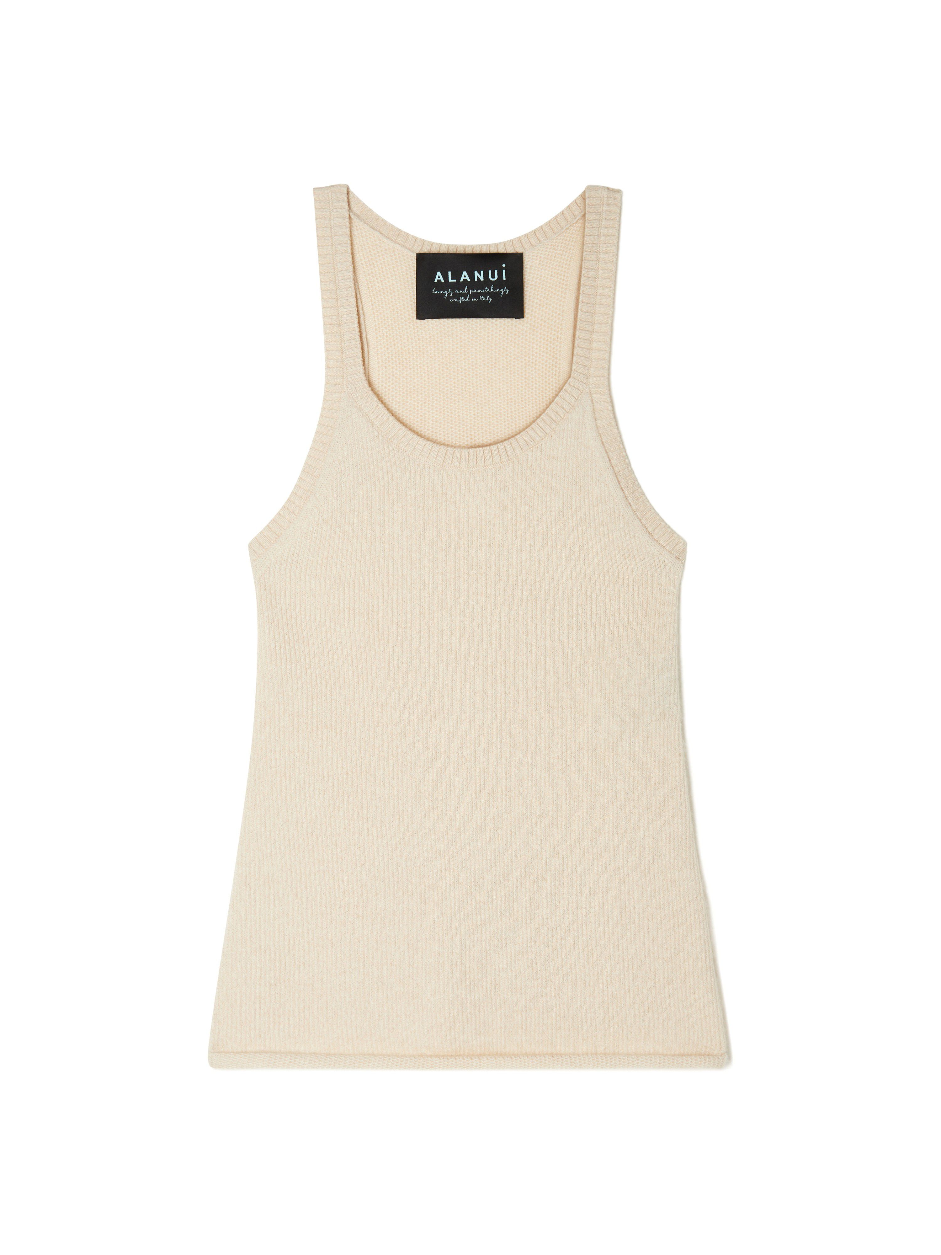 Alanui Alanui Finest Tank Top Canvas LWHT005R25KNI001