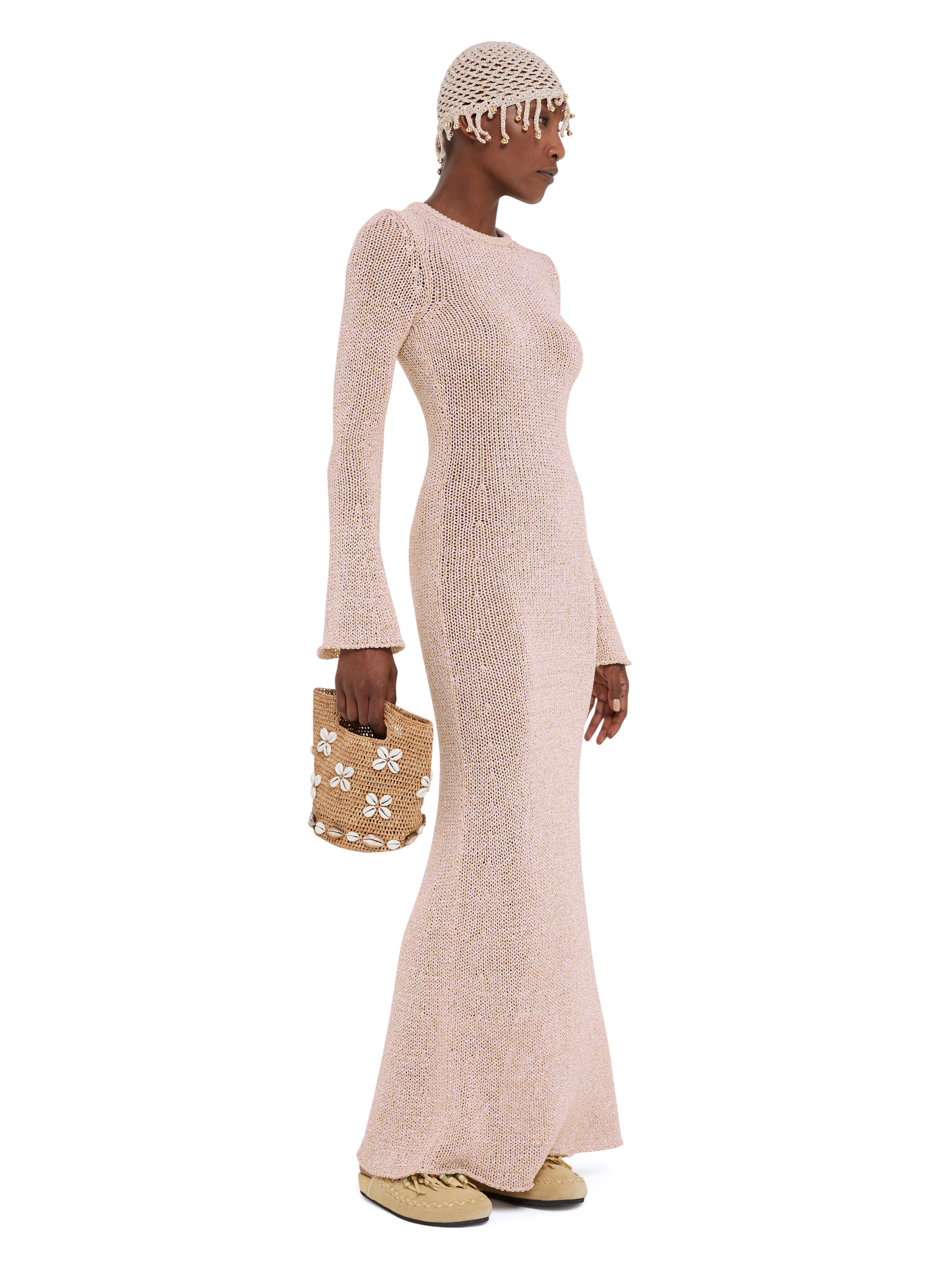 Alanui Shady Beach Dress Almond LWHI05FR25KNI001