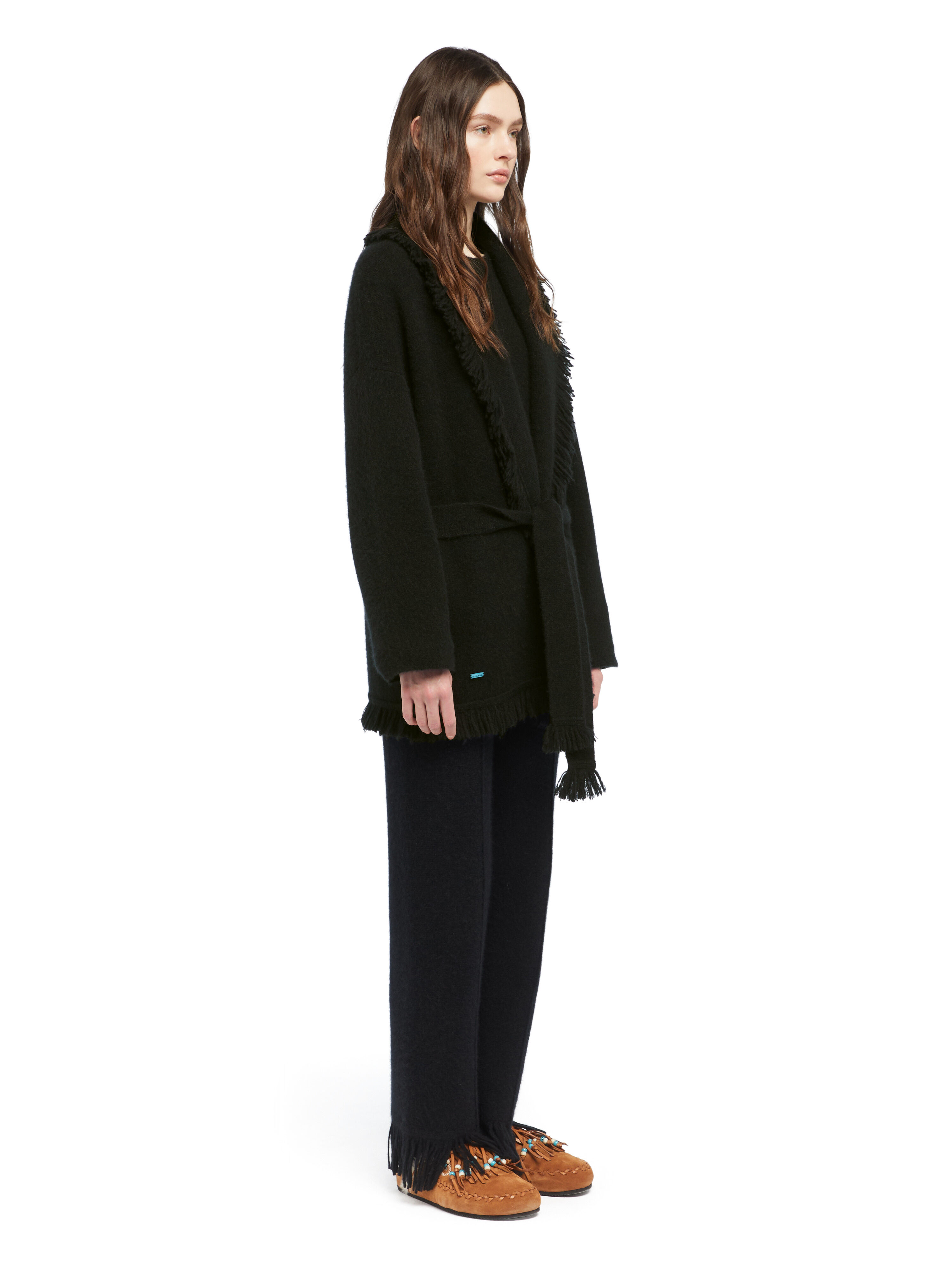 Alanui Alanui Finest Cardigan Black LWHB064E25KNI00E