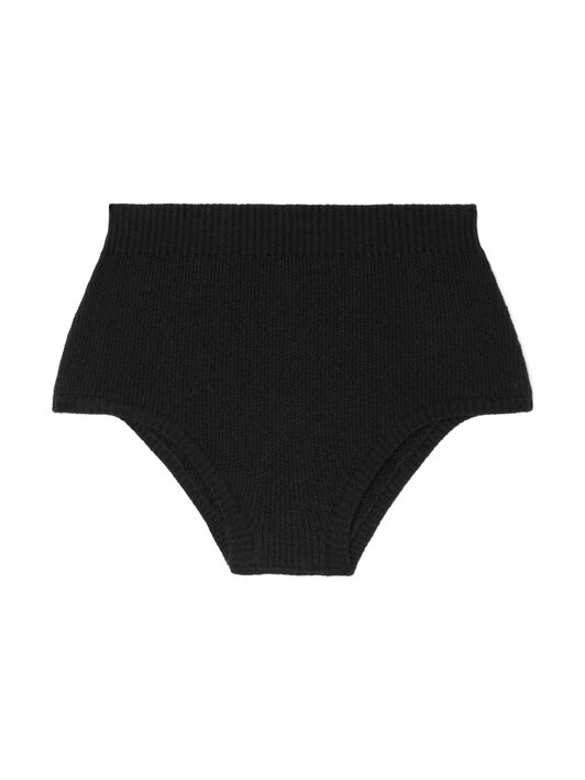 Alanui Cashmere Culotte Black LWHM020E24KNI001