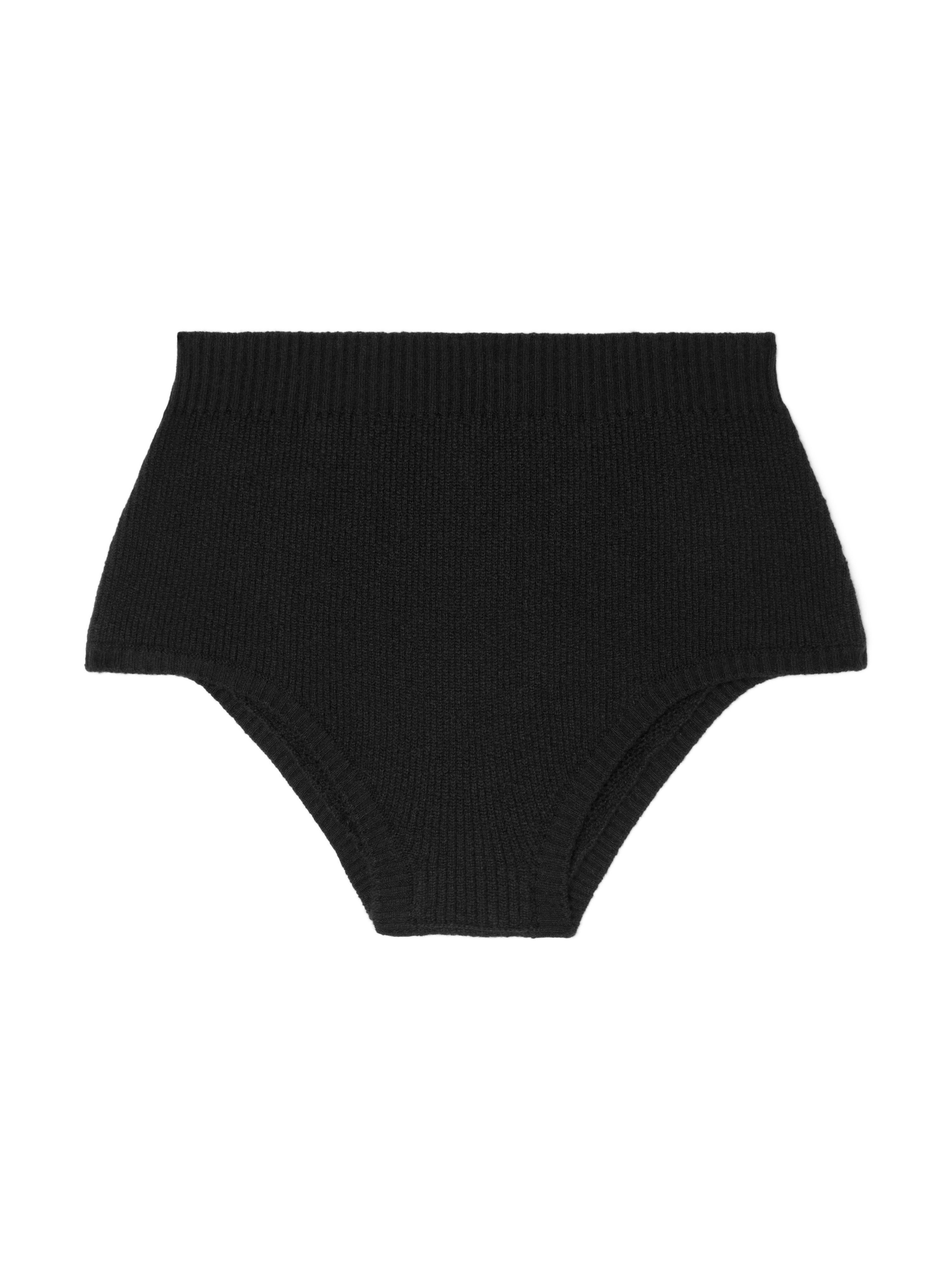 Alanui Cashmere Culotte Black LWHM020E24KNI001