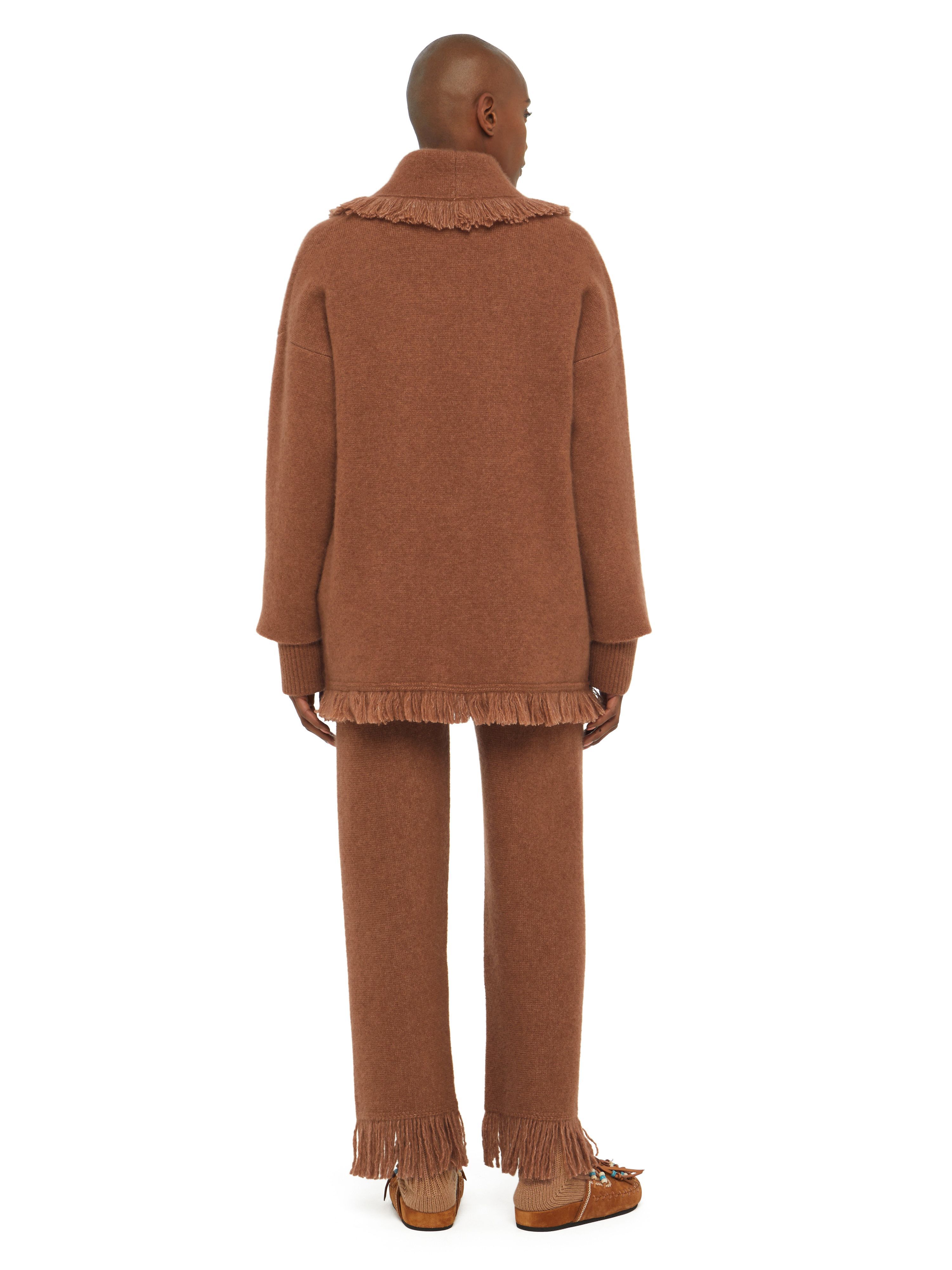 Alanui Alanui Finest Cardigan Luli Brown LWHB064E24KNI00G