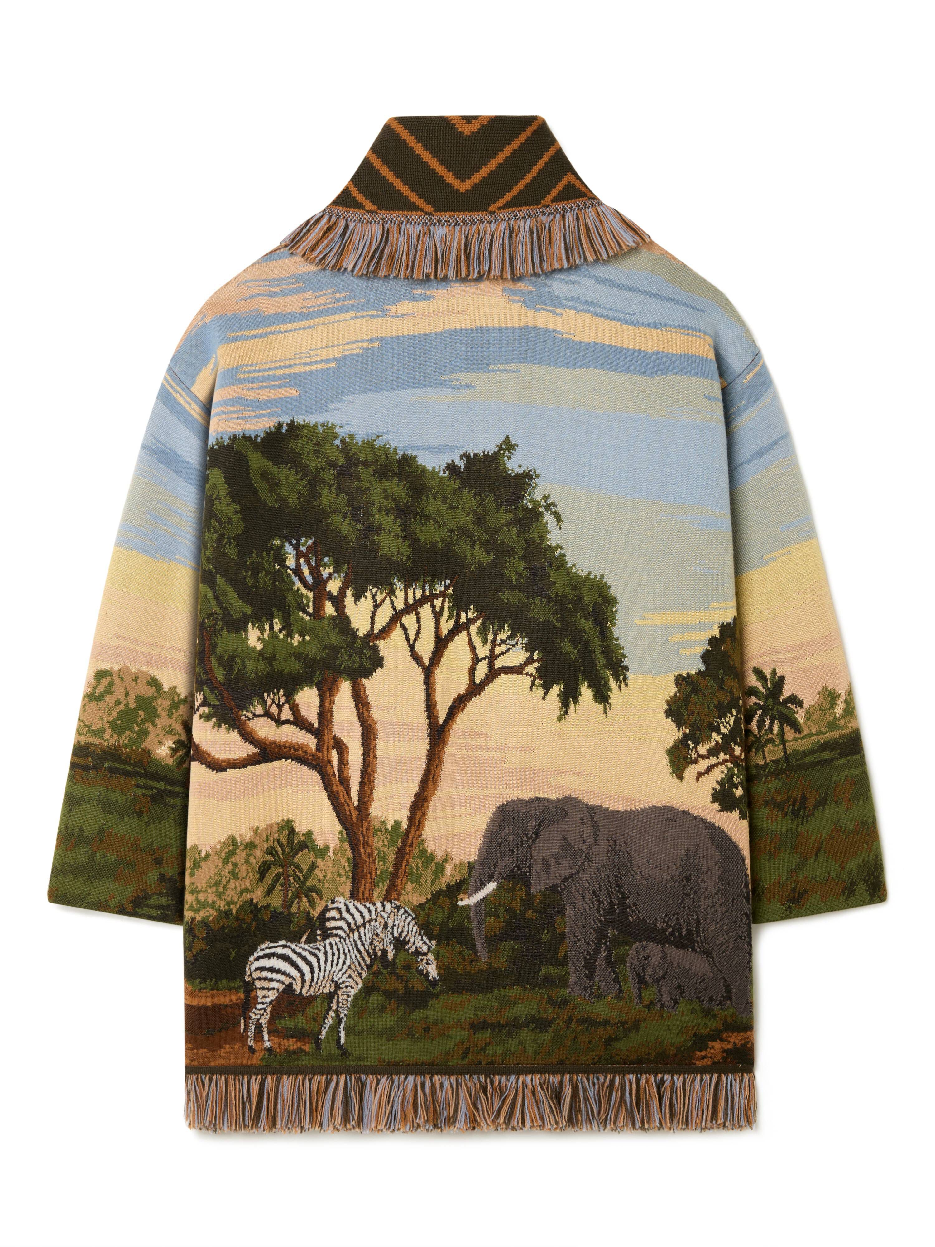 Alanui Savannah Sunrise Cardigan Multicolor LWHB064R25KNI00C