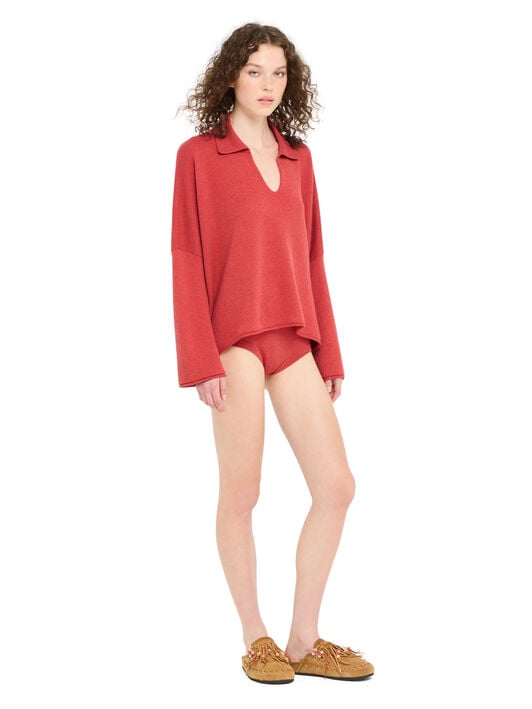 Alanui Alanui Finest Polo Rosy Spike LWHV002R26KNI001 Alanui Alanui Finest Polo Rosy Spike LWHV002R26KNI001