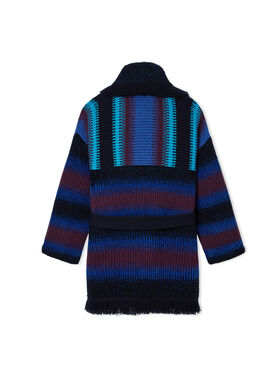 Alanui Giorgio Armani for Alanui Cardigan Blue-Purple