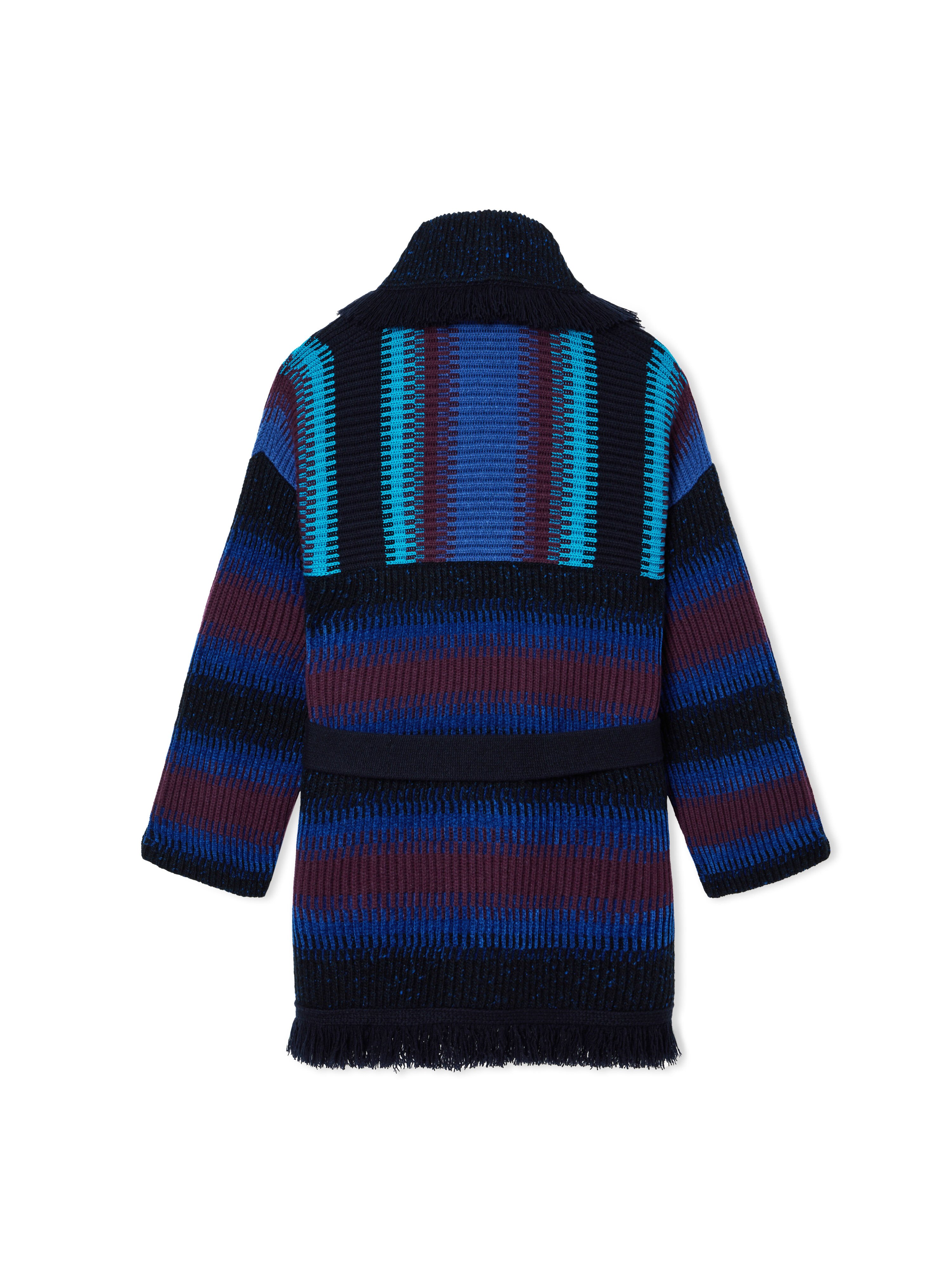 Alanui Giorgio Armani for Alanui Cardigan Blue-Purple Alanui Giorgio Armani for Alanui Cardigan Blue-Purple