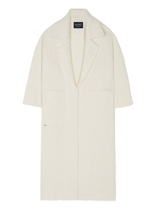Alanui Alanui Finest Coat White Alanui Alanui Finest Coat White