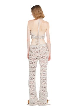 Alanui Lagoon Romance Top White Pearl