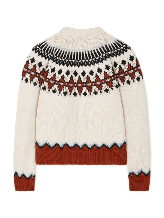 Alanui Sweet Winter Sweater Brick-Multicolor LWHE061E25KNI001