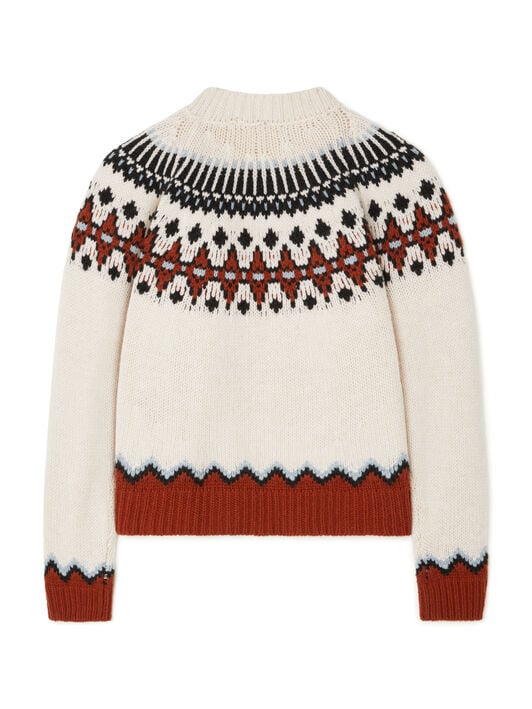 Alanui Sweet Winter Sweater Brick-Multicolor LWHE061E25KNI001 Alanui Sweet Winter Sweater Brick-Multicolor LWHE061E25KNI001