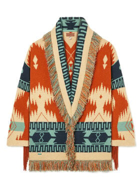 Alanui Golden Dusk Cardigan Sunrise-Sunlight