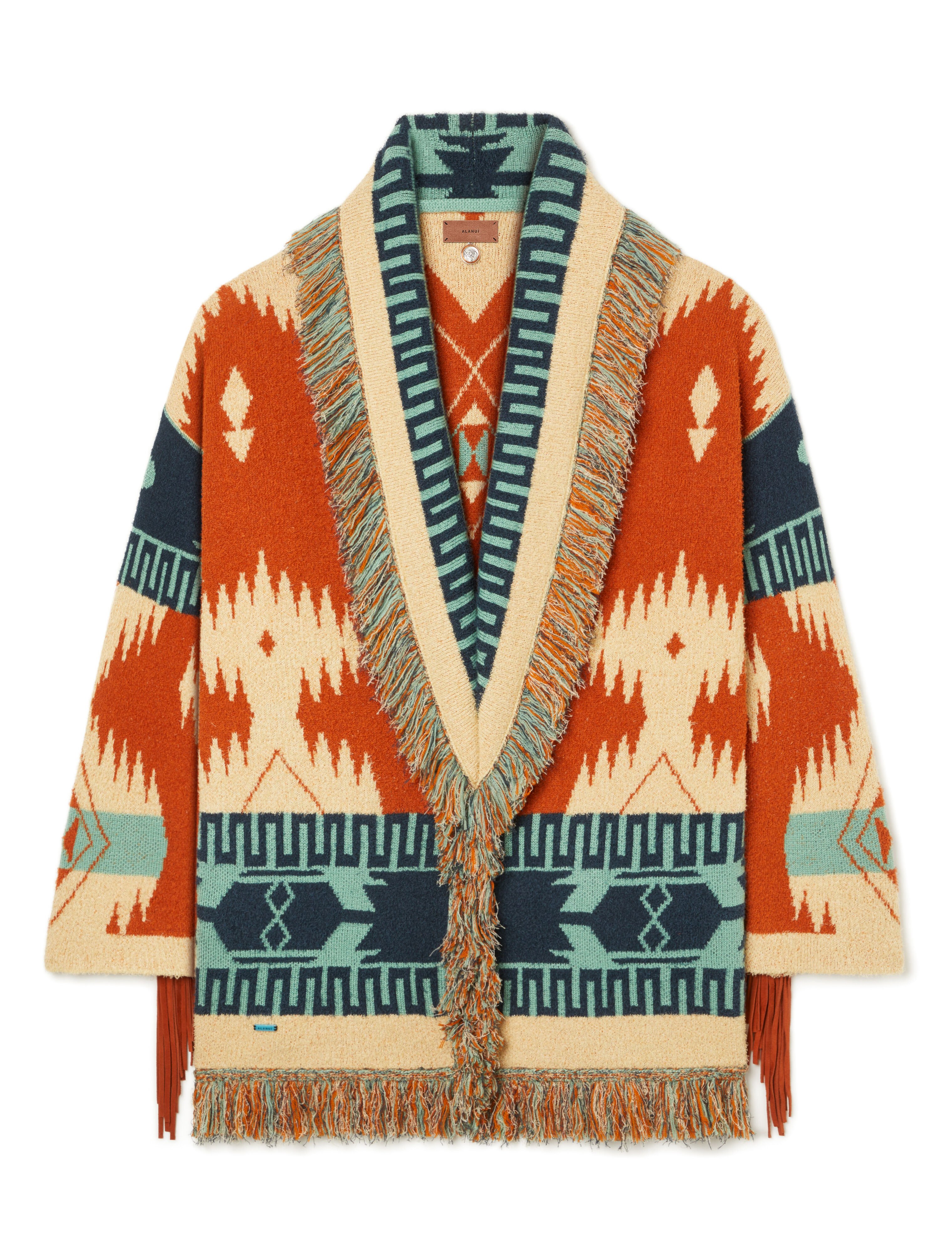 Alanui Golden Dusk Cardigan Sunrise-Sunlight LWHB064R26KNI005
