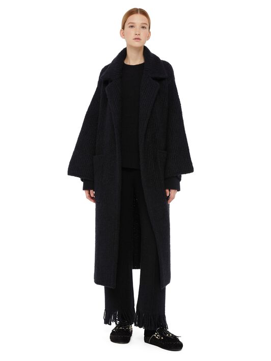 Alanui Alanui Finest Coat Black LWHQ013E24KNI001