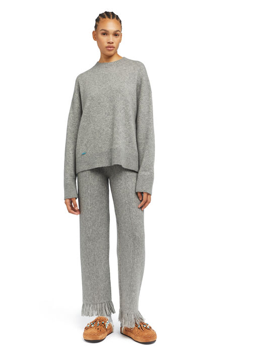 Alanui Alanui Finest Sweater Coco Grey LWHE067E25KNI001