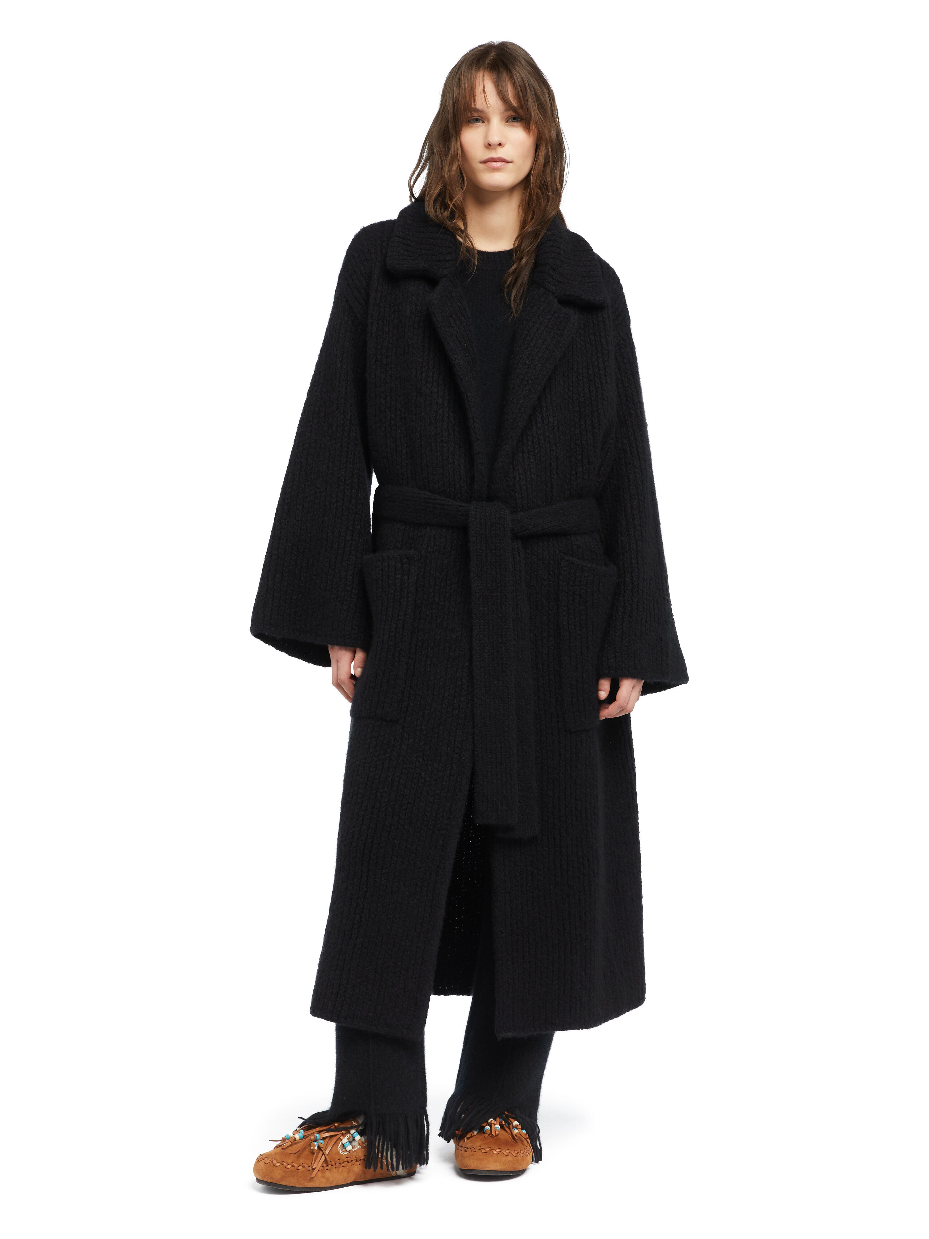 Alanui Alanui Finest Coat Black LWHQ013E25KNI001