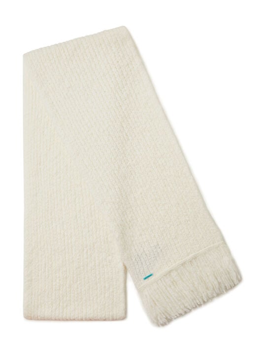 Alanui Alanui Finest Scarf White LWMA009E25KNI001 Alanui Alanui Finest Scarf White LWMA009E25KNI001