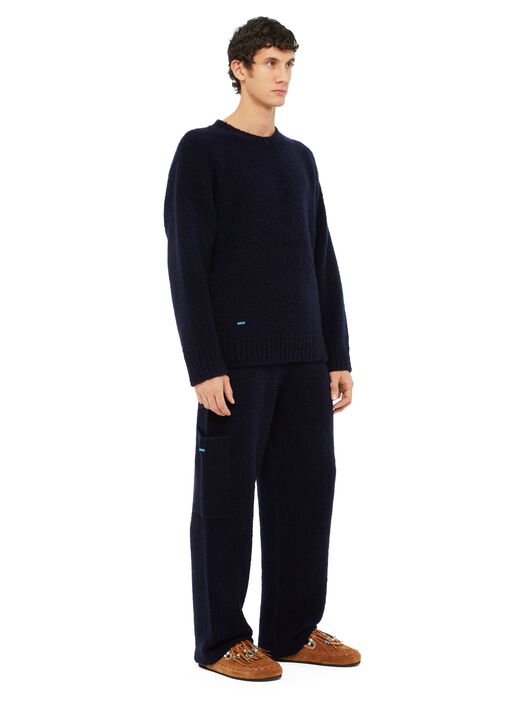 Alanui Alanui Finest Sweater Midnight Blue LMHE033E24KNI002