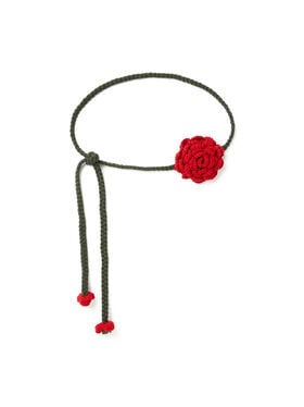 Alanui Chain Rose Belt Ruby-Olive LWRB01AE25KNI001