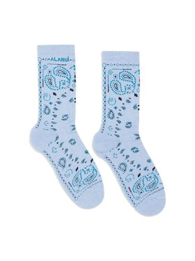 Alanui Bandana Socks Dusk LMRA004R24KNI001