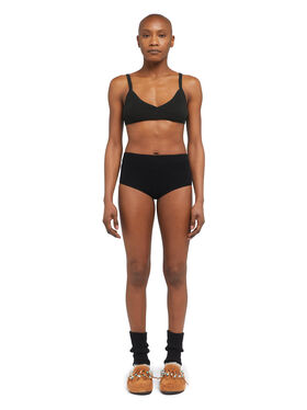 Alanui Cashmere Bralette Black