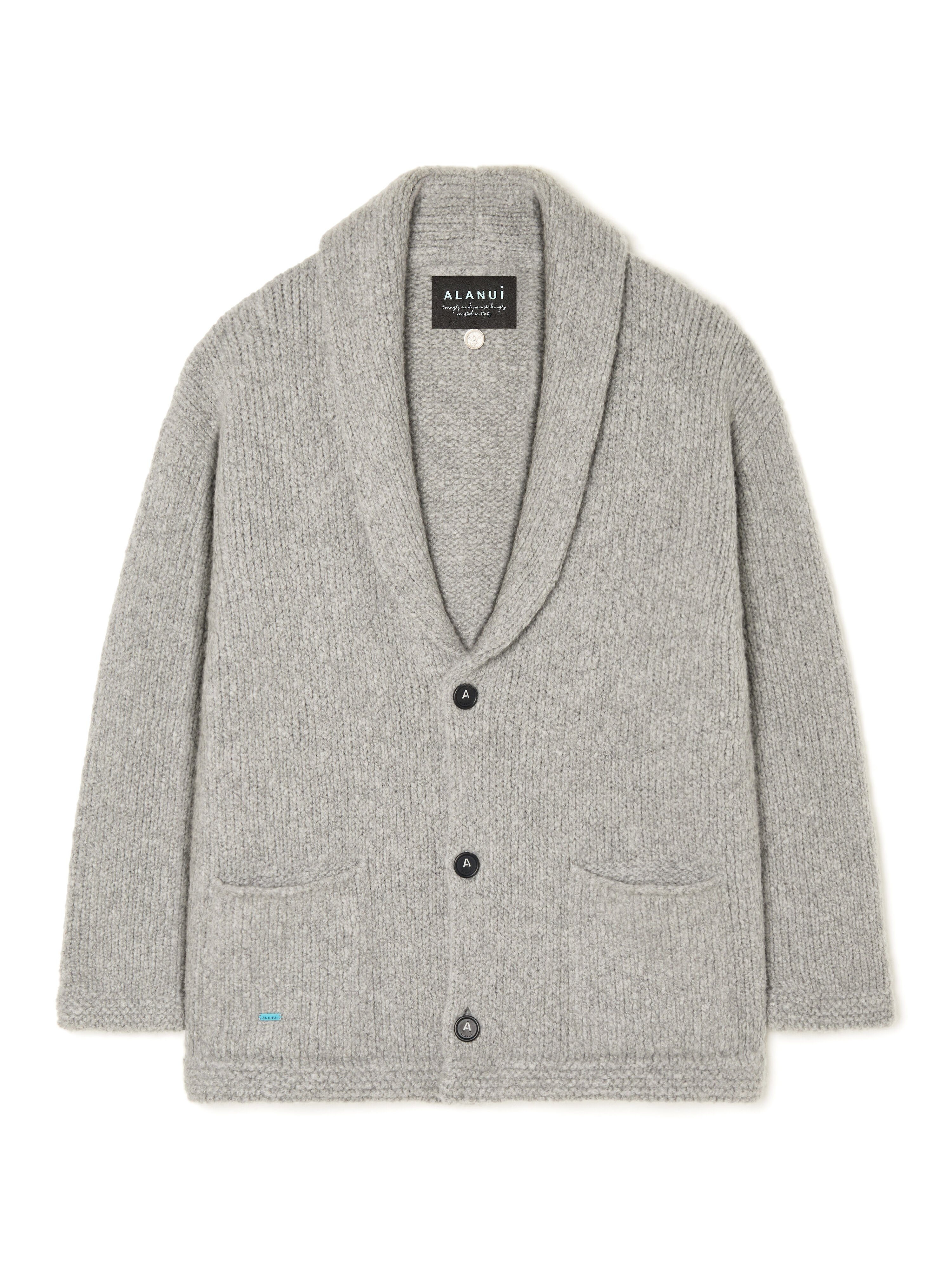 Alanui Alanui Finest Cardigan Coco Grey LMHB037E25KNI001