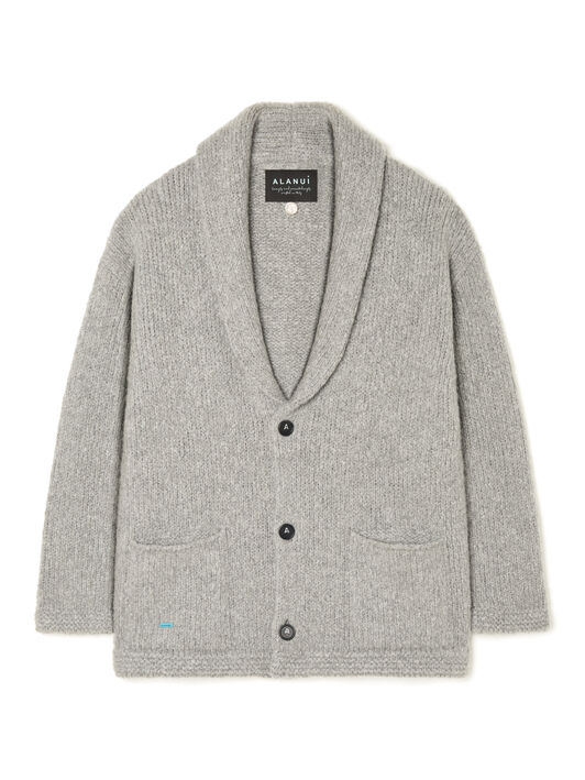 Alanui Alanui Finest Cardigan Coco Grey LMHB037E25KNI001 Alanui Alanui Finest Cardigan Coco Grey LMHB037E25KNI001