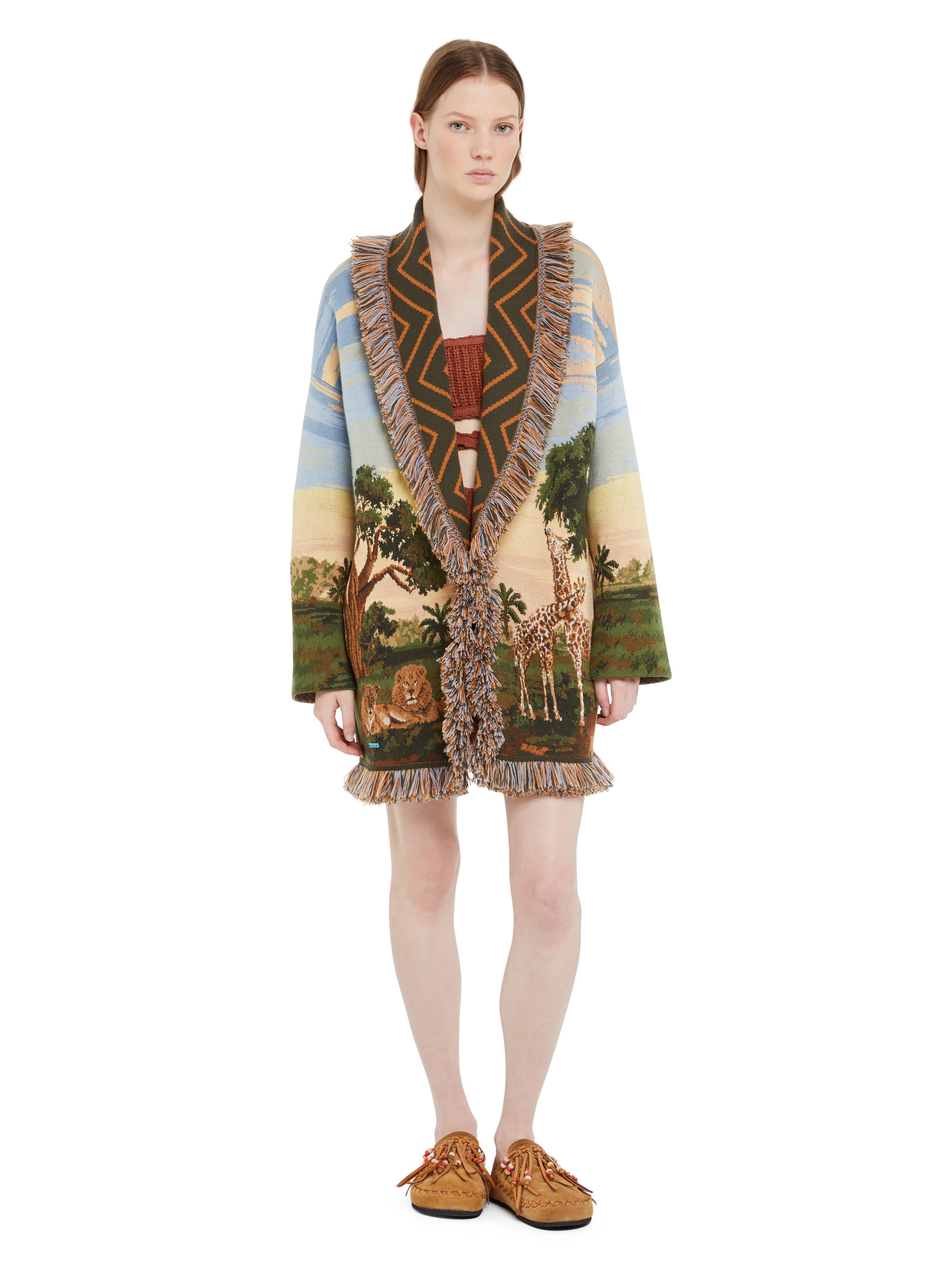 Alanui Savannah Sunrise Cardigan Multicolor LWHB064R25KNI00C
