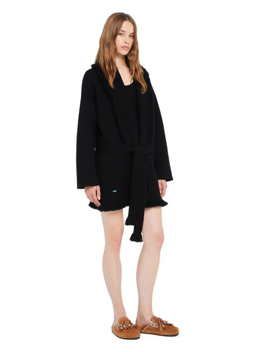 Alanui Alanui Finest Cardigan Black LWHB064R26KNI008