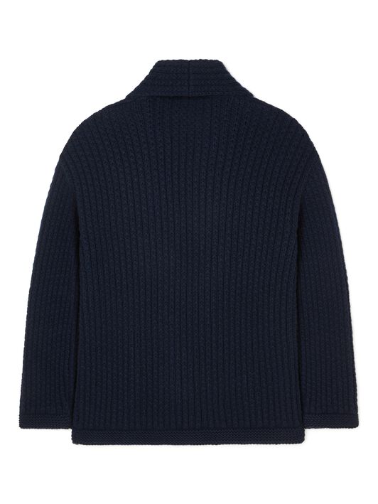 Alanui Alanui Finest Cardigan Deep Blue LMHB037R25KNI001