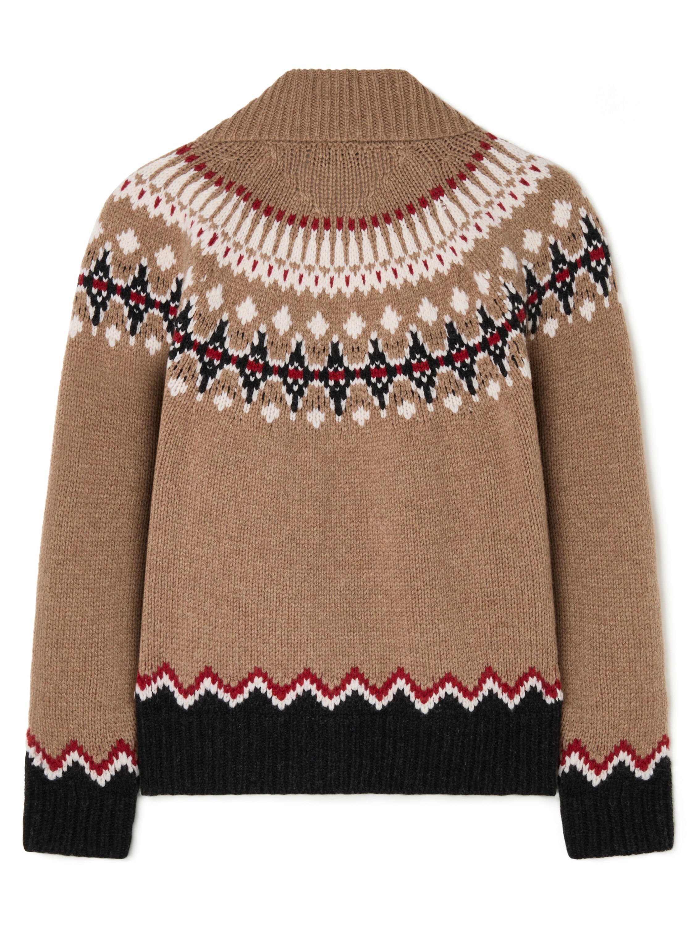 Alanui Sweet Winter Jacket Camel-Multicolor LWHQ01DE25KNI001