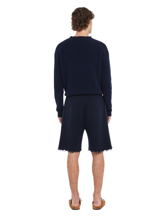 Alanui Alanui Finest Bermuda Deep Blue LMHM006R25KNI001