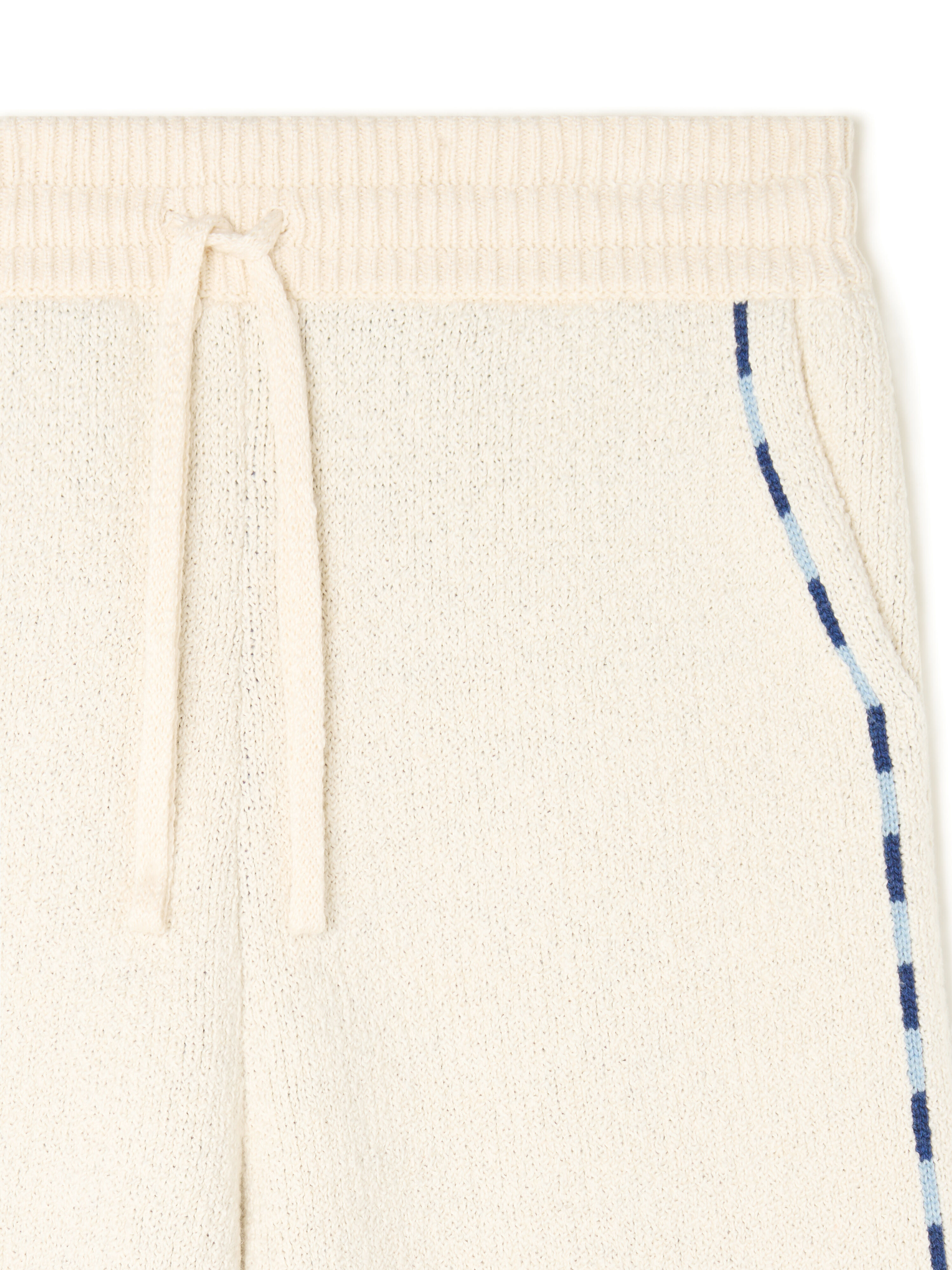 Alanui Echoes Of The Island Bermuda Chalk-Light Blue LMHM004R26KNI001 Alanui Echoes Of The Island Bermuda Chalk-Light Blue LMHM004R26KNI001