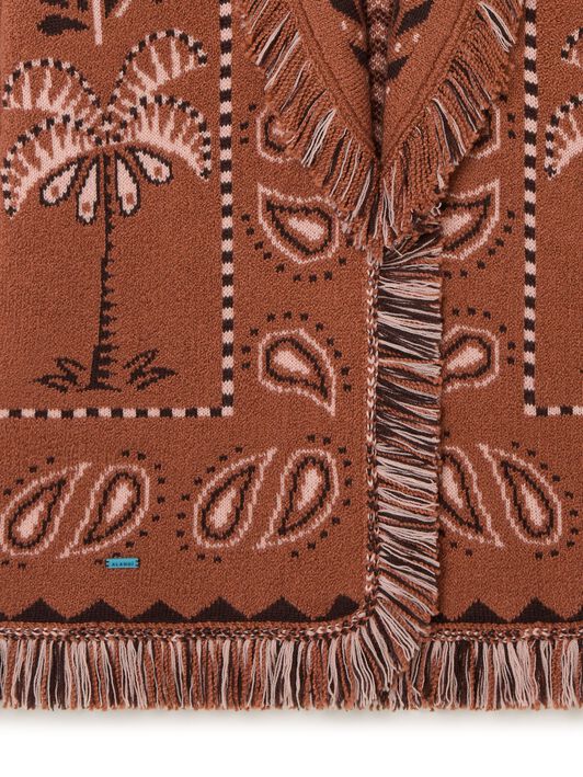 Alanui Wild Wonder Foulard Cardigan Terracotta-Peach LWHB064R25KNI005