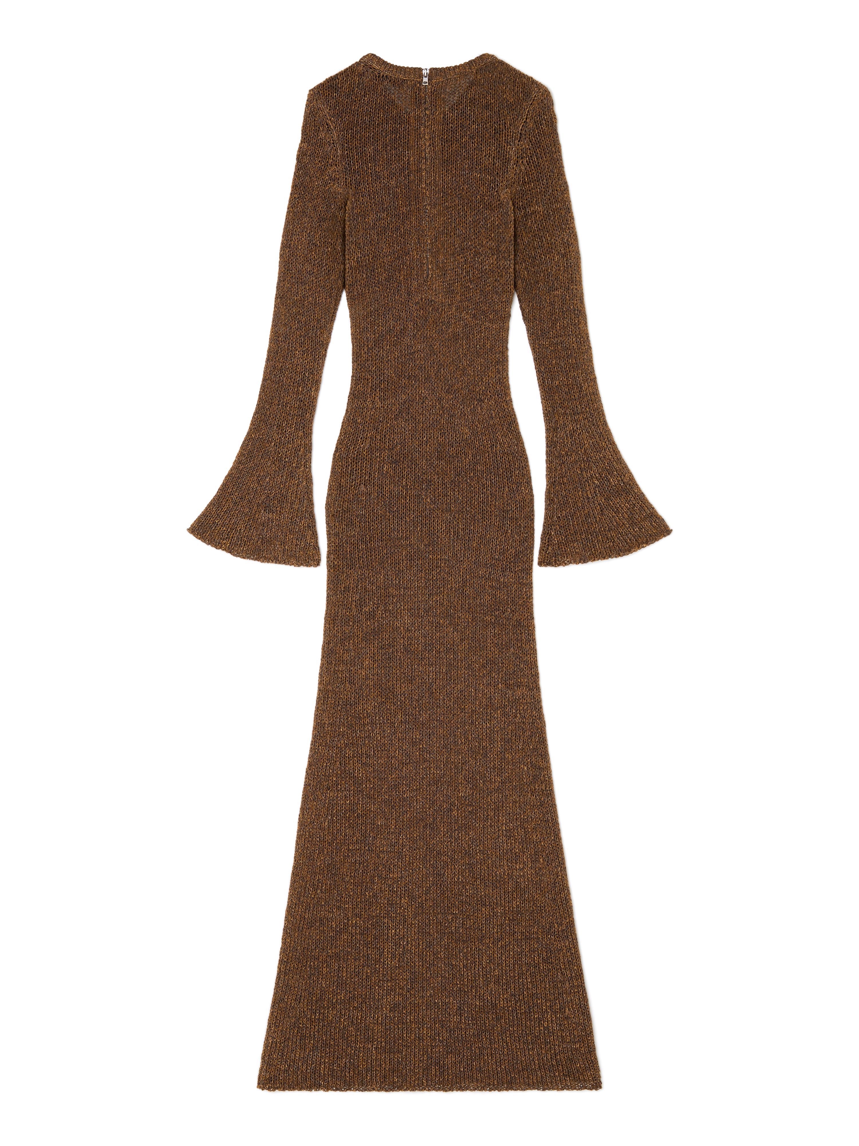 Alanui Shady Beach Dress Pecan LWHI05FR25KNI001