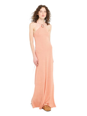 Alanui Mermaid Inside Halter Neck Dress Calendula LWHI062R26KNI001