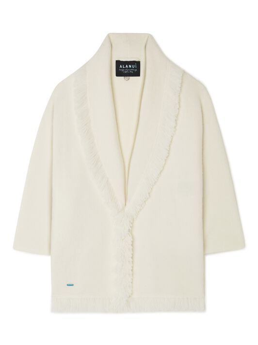 Alanui Alanui Finest Cardigan White LWHB064E24KNI00G