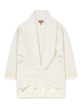 Alanui Island’s Diary Cardigan White Pearl